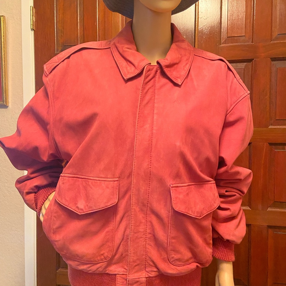 Very gorgeous Vintage Red Suede Jacket